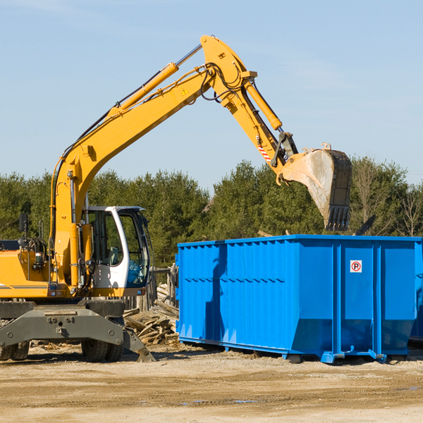 what size residential dumpster rentals are available in West Conshohocken Pennsylvania